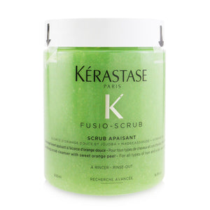 KERASTASE - Fusio-Scrub Scrub Apaisant Soothing Scrub Cleanser with Sweet Orange Peel (For All Types of Hair and Scalp) 500ml/16.9oz