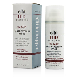 ELTAMD - UV Daily Moisturizing Facial Sunscreen SPF 40 - For Normal, Combination & Post-Procedure Skin 2289 48g/1.7oz