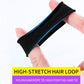 200 Pieces Headwear Seamless Rubber Band Hair Ring Hair Rope Hair Rope High Elastic Tie Hair Black Colors